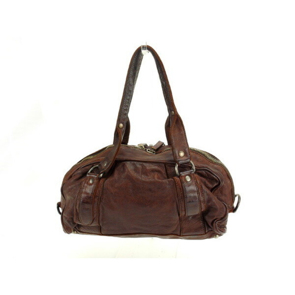 Miu Miu Bag Shoulder Bag Stones Studs Brown - Picture 2 of 6